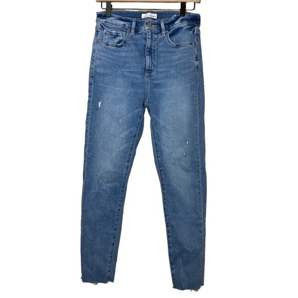 Loft Skinny High Rise Medium Wash Jeans Size 27 Size 4 - Picture 1 of 10